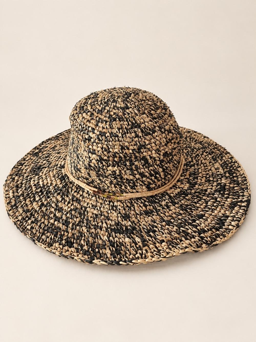 Pura Vida Peter Grimm Woven Wide Brim Sun Hat